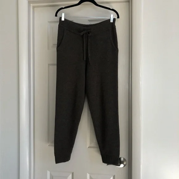 NakedCashmere Pants Jumpsuits Naked Cashmere Uri Slouchy Knit Cashmere Jogger Loungewear Pants Truffle S Poshmark